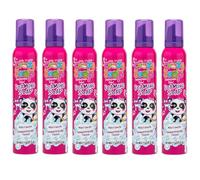 (6 pk) Crazy Soap Foaming Soap 225ml - Pink - This Mild And Gentle Crazy Foam Is Perfect For Kids Bathtime - Dermatologically Tested