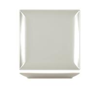 6 Plates In Stoneware Boston Dove Gray Flat 24x24 Brown H&H