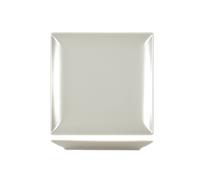 6 Plates Stoneware Boston Dove Gray Fruit 18x18 cm Brown H&H