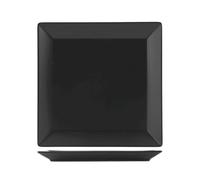 6 Plates Stoneware Osaka Black 24x24 Cm H&H