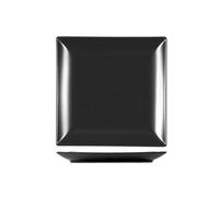 6 Plates Stoneware Osaka Black Bread 16x16 cm H&H