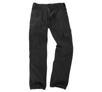 6 Pocket Basic Combat Cargo Trousers (36, Black)