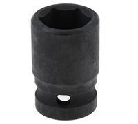 6 Point Hex Dark Metric Impact Socket Set 1/2 In Square Drive 12.5mm | Chrome Molybdenum Alloy Steel,6 Point Hex,1/2 In Drive,12.5mm,38mm Length,17mm Depth,for Air and Manual Impact