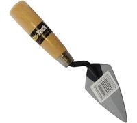 6" Pointing Trowel Hardened Steel Blade Wooden Grip Handle Lightweight Amtech