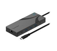 6 Port Sabrent HB-6PNV USB Hub, 2x USB 3.2 Gen 1 Type-A, 1x USB 2.0, HDMI 2.0, 1