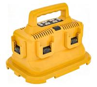 6 Port Super Fast Battery Charger Station for Dewalt, Compatible with Dewalt 18V/20V/60V Lithium Ion Battery, Replacement for DCB104/DCB118/DCB112 Charger, Multi Charger with LED Indicators