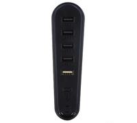 6-Port USB Hub Powered, For PS5 Pro/Slim RGB Charging Portable High-Speed USB Data Extension Hub For PC Laptop
