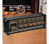 6-Port USB Switcher Hub, Docking Station with Independent Control Button, Voice Control & Data Transmission, Share USB Devices, for Tech Lovers