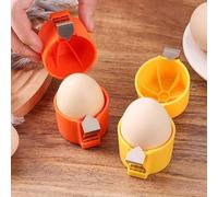 6 Portable Eggshell Opener Remover - Multifunctional Egg Cracker Separator Tool for Effortless Egg Opening & Peeling
