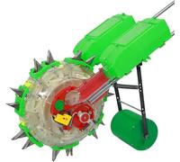 6,Portable Hand Push Gardening Seeder Tools, with 12 Seed Plates, Simultaneous Sowing And Fertilization, for Planting Hemp