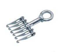 6-Prong Dent Puller Claw Hook With Lifting Rings,For Slide Hammer,Steel Auto Body Panel Repair Tool For Car Sheet Metal Fixing