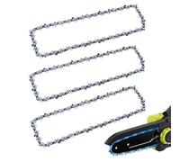 6" Pruning Chainsaw Chain Replacement for RYOBI P25013,P25013BTL 18V Pruning Chainsaw,RY6C1 Mini Saw Chain,38 Drive Links 0.043" Gauge 1/4" LP Pitch (3 Pack)