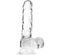 6" Realistic Dildo for Woman, Ultra Soft Dildo with Curved Shaft and Balls for Couple Beginners G-spot Vaginal Masturbator Adult Sex Toy