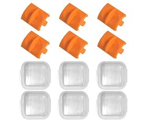 6 Replacement Two-Way Cutting Heads, Replacement Blades for Paper Cutters, Small Mini Practical Paper Cutter for Students, Multifunction Blades, Safety Protection Style