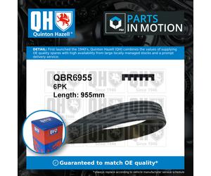 6 Rib Multi V Drive Belt fits MAZDA 3 BP 1.5 2018 on P5X4 QH P30115909C Quality