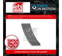 6 Rib Multi V Drive Belt fits OPEL CROSSLAND X 1.2 2017 on 003648145 03648145