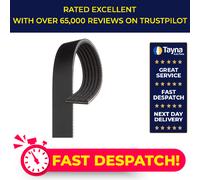 6 Rib Multi V Drive Belt fits PEUGEOT 406 8B, 8C 1.9D 2.0D 2.1D 2.2D 96 to 04