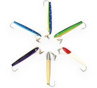 6" Rigged Cedar Plugs - 6 Pcs w/Lure Bag