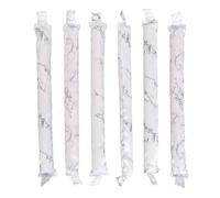 6 Rods Heatless Curling Set Silk Satin Styling Tool Soft Snap Button Heatless Curling Rod Headband for Sleep in Overnight