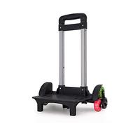 6 Rolling Luggage Cart Backpack Trolley Foldable Trolley Cart Wheeled Hand Truck for School Bags Luggage Backpack
