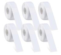 6 Rolls 12 x 40mm Thermal Label Tape, 960 Pcs Self-Adhesive Labels Compatible with Phomemo D30, Waterproof BPA-Free Printer Labels for Home Office Storage Organisation