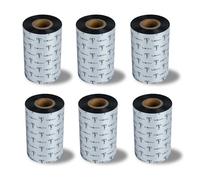 6 Rolls 4.02" x 984' Premium Enhanced Wax Thermal Transfer Ribbon