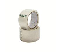 6 Rolls 48mm x 66m Heavy Duty Clear Packaging Tape for Parcels and Boxes - Clear Sellotape