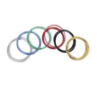 6 Rolls Aluminum Plant Wire for Crafts, Jewelry Makers, 32.8ft Roll | Burr Free Polished Finish, Supports Repeated Bending, for School Crafts, Floral Design, Miniature Models