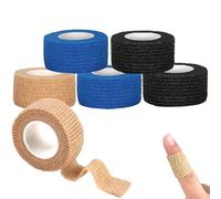 6 Rolls Cohesive Bandage 2.5cm x 4.5m Elastoplast Tape Self-Adherent Finger Bandages Breathable Wrap Tape for Protect Finger Wrist Ankle Furniture Vet Wrap