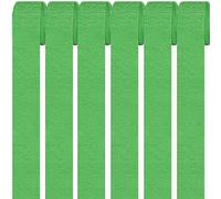 6 Rolls Crepe Paper Streamers, Green Crepe Paper Roll Streamer, 4.5cm*25m Paper Craft Crepe, Background Snakes Paper for Birthday, Party Decorations, Wedding Decorations (1.8 Inch x 82 Ft/Roll)
