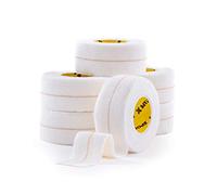 6 Rolls - Elastic Adhesive Bandage Tape 2.5cm x 4.5m | Non-Tear EAB Sports Strapping Tape for Rugby, Thumb, Finger & Toe Support | Fabric Medical Tape for Physio & First Aid Use