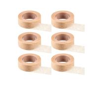 6 Rolls Micropore Surgical Tape - 1.25cm x 9.14m Skin Tone Non-Woven Adhesive Tape, Ideal for Nasal Support and Wound Care