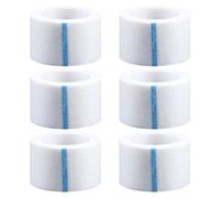 6 Rolls Micropore Surgical Tape, 2.5cm x 9m Eyelash Extension Tape Grafting,Non Woven Fabric Soft Micropore Adhesive for First Aid Taping Bandages Eyelash Extension