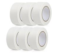 6 Rolls of 48mm x 50 Meter Masking Painter Tape for Painting | Low Tack Multi Surface Decorating Wide Masking Tape Ideal for Painters, Artist, Automotive Master Painters, Crafts and DIY