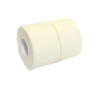 6 Rolls of 7.5CM X 4.5M QUALICARE PRO EAB Elastic Adhesive Bandage Athletic Sports Rugby Lifting Football Ankle Knee Elbow Wrist Muscle Joint Support Tape STRAPING White