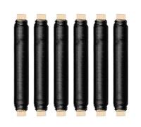 6 Rolls of Flower Wire Black Binding Wire 0.7 mm x 35 m Winding Wire on Wooden Wrap Craft Wire Black Flower Binding Wire for Attaching Wreaths Flowers and Plants DIY Crafts