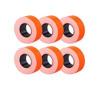 (6 Rolls) red 21 x 12 mm Colored Paper Sticker Price Gun Pricemarker labels MX-5500