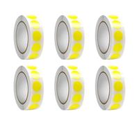 6 Rolls Red Dot Circular Stickers for School Organization, File Sorting, Inventory Management Labels Inventory Coding