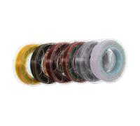 6 Rolls Translucent Pla Filament Bundle, 1.75mm Pastel Spool