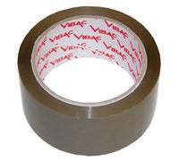 6 Rolls Vibac 425 48mm x 66m Buff Brown Polyprop Hot Melt Adhesive Tape