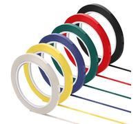 6 Rolls Whiteboasrd Tape,Graphic Chart Tape Self Adhesive Colored Graphic Chart Art Tape Craft Tape Pinstripe Tape for School Office Whiteboard Marker Scrapbooks Charts Decor(SIZE:3mm x 66m)