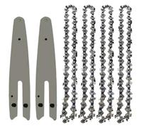 6" Saw Chain for Mini Chainsaw Steel Chains Electric Chainsaws 37 Knots 18 Knives Replacement Accessory(6-inch Set6)