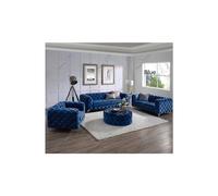 (6 Seater Right Hand Facing, Black) SNOOZE ONLINE Monaco 3 and 2 Seater Sofa Sets Corner Sofas For Living Room Upholstered Plush Fabric 3 Seater Velvet Sofas