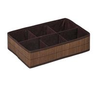 6 Section Draw Storage Organiser Natural