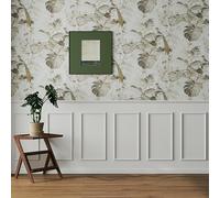 6 Set Accent Wall Molding Kit Premade Wainscoting Panels Wall Molding Peel and Stick Panel White Pre Cut Trim for Walls Picture Frame Molding for Home Decoration (12 x 24 Inch)