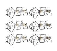 6 Set for Honda GL1500C GL1500CT Tour Valkyrie 1500 Motorcycle Carburetor Repair Kit Floating Needle Seat Gasket