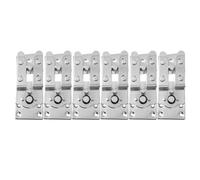 6 Set Sectional Sofa Connectors Crocodile Clip, Galvanized Iron | Universal Fit for Corner Units and Sectional Couches, Easy Alignment, Prevents Shifting, Living Room Use