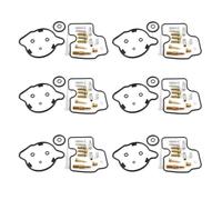 6 Sets Motorcycle Repair Carburetor Carb Rebuild Kits Rubber For GL1500C GL1500CT Tour Valkyrie 1500