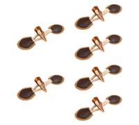 6 Sets Sew on Toggle Buttons Resin Horn Buttons for Winter Coat Bags Clothes Style B