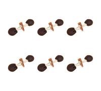 6 Sets Sew on Toggle Buttons Resin Horn Buttons for Winter Coat Bags Clothes Type C